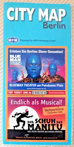 2008 mappa pianta berlino - pianta,