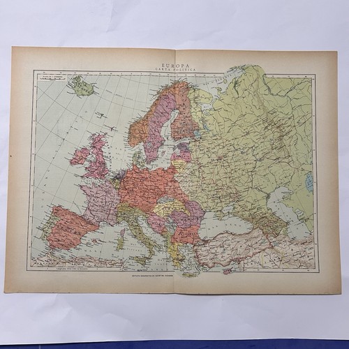 Europa carta politica - , anni
