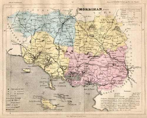 Mappa originale antica francia - mappa,