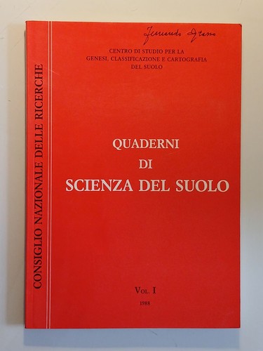 Quaderni scienza del suolo - quaderni, di