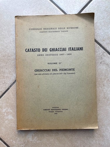 Catasto dei ghiacciai italiani