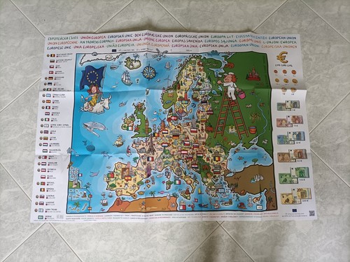 Mappa cartina unione europea - mappa,