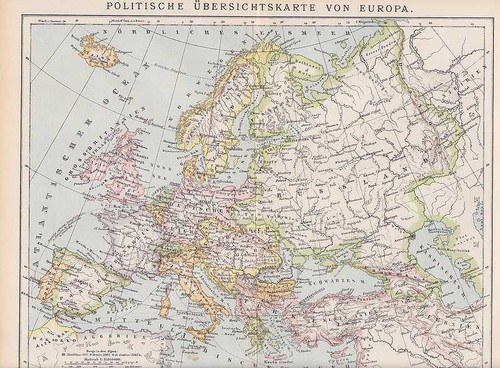 Mappa politica dell europa - mappa, dell'europa
