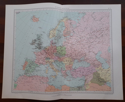 Carta geografica mappa con - carta,