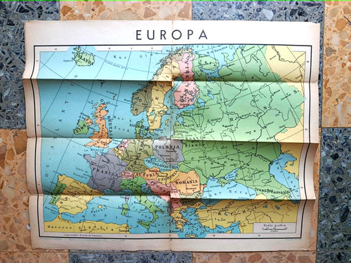 Mappa politica cartina europa - mappa,