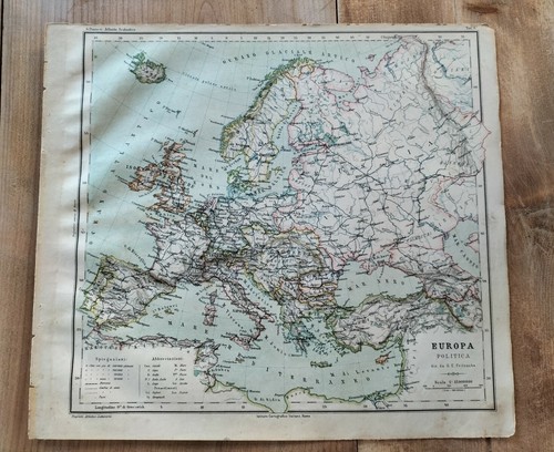 1895 mappa carta geografica - mappa,