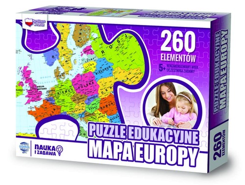 Europa mappa politica - europa., puzzle